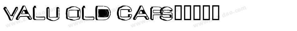 Valu Old Caps字体转换